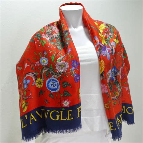 l aveugle par amour gucci scarf|gucci par amour snake scarf.